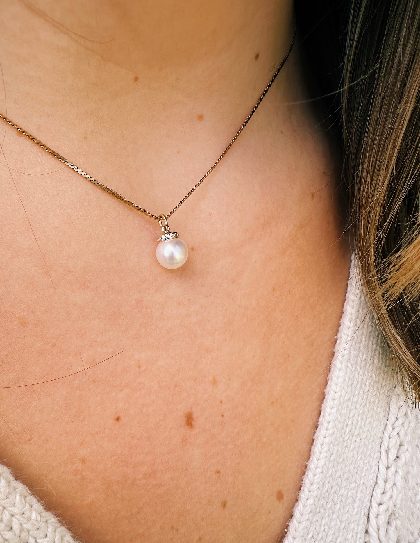 PEONY PEARL NECKLACE